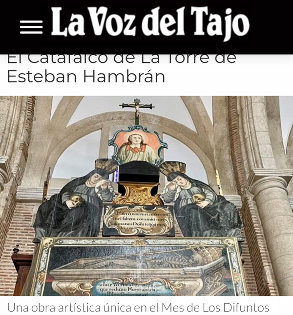 El catafalco de la Torre de Esteban Hambran