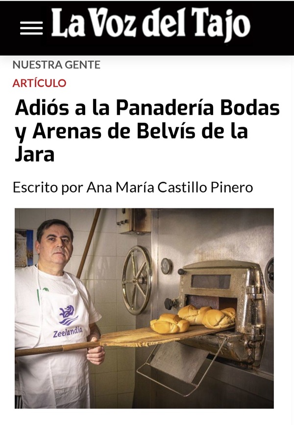 Despedida a la Panadería Bodas y Arenas: Un Símbolo de Tradición y Resistencia en Belvís de la Jara 