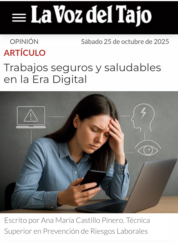 Trabajos seguros y saludables en la era digital